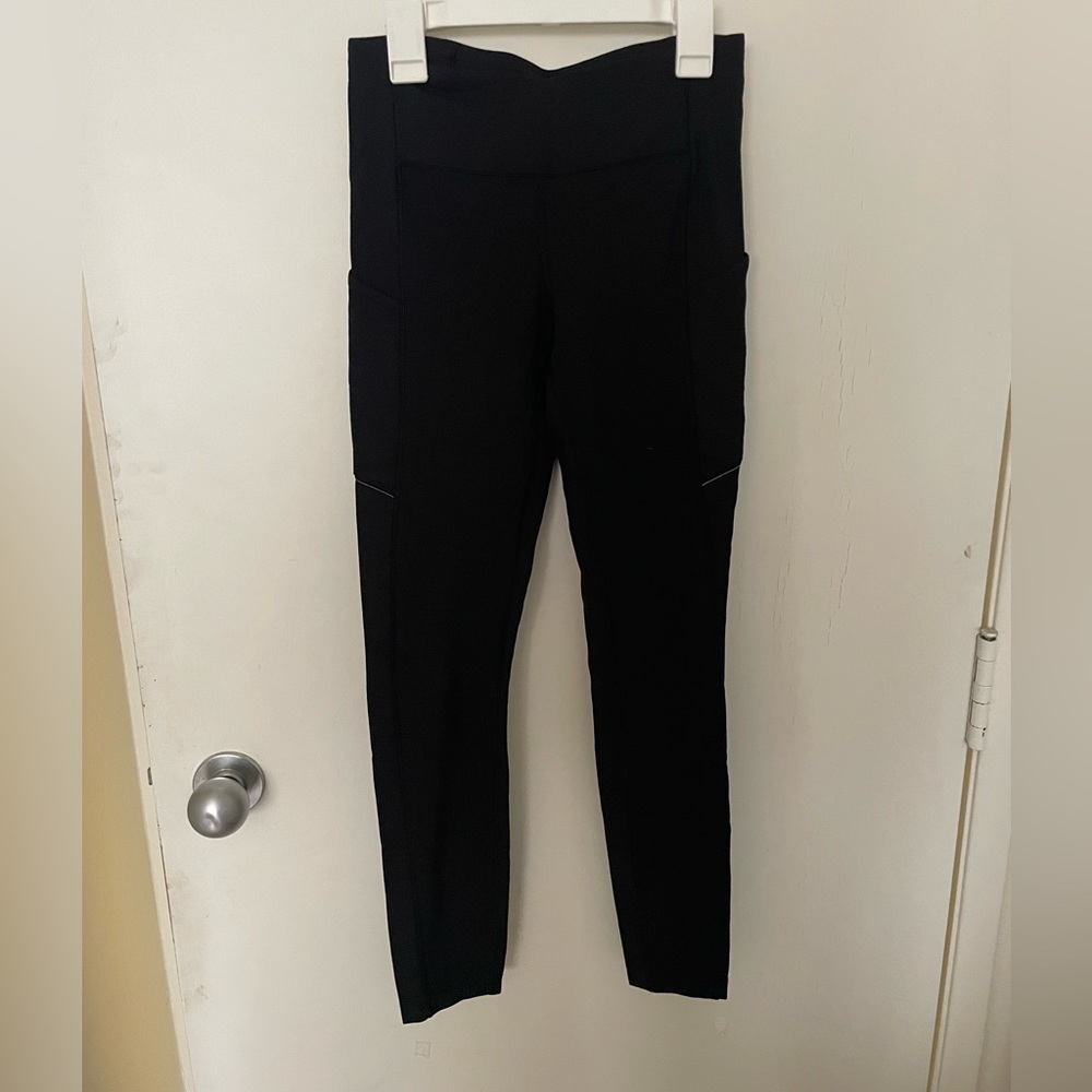 Black Lululemon Leggings Size 4